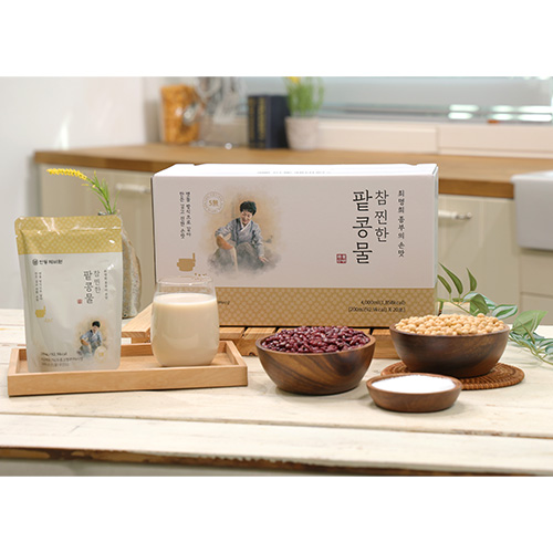 참 찐한 팥콩물